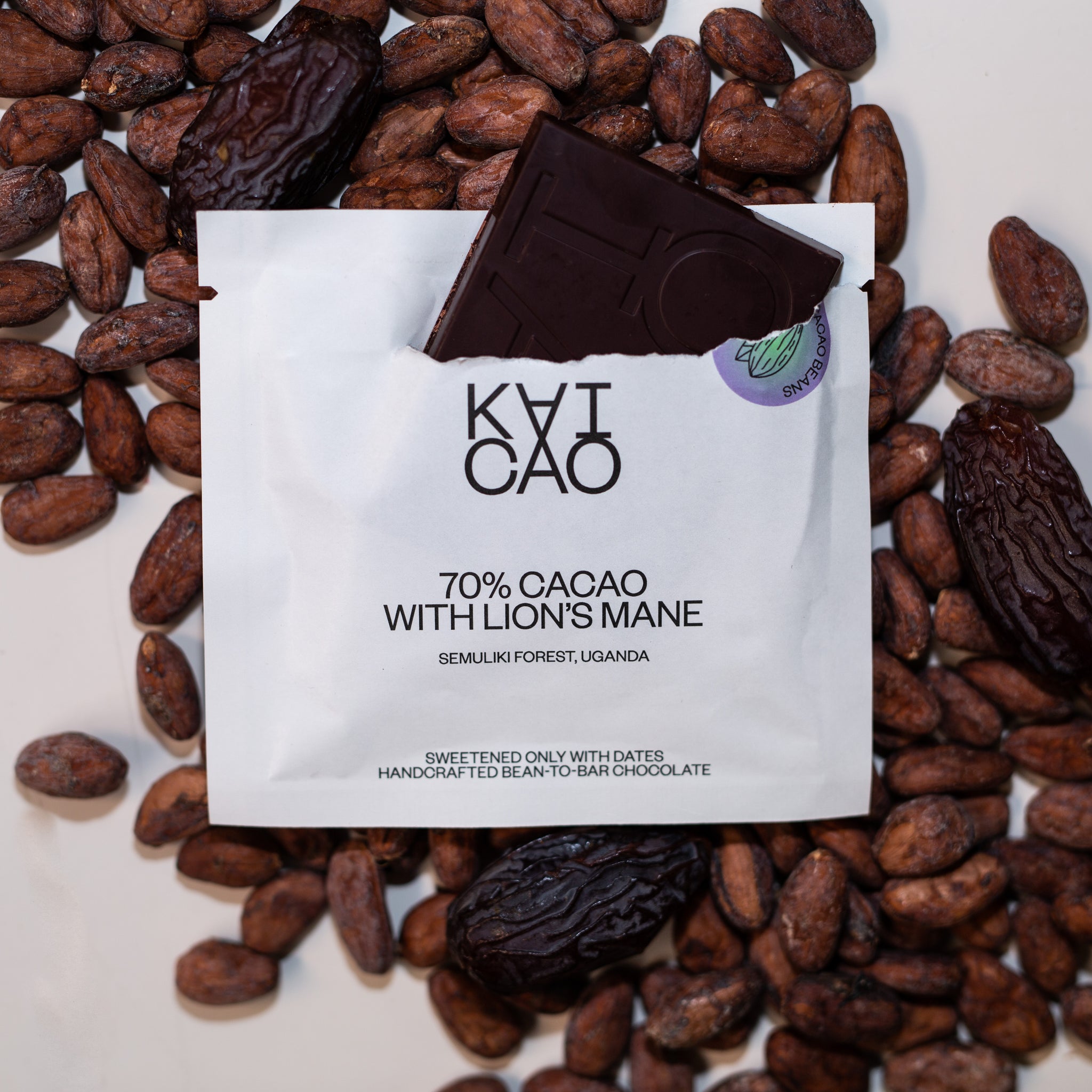 70% Cacao Chocolate Bar - Your Daily Lion’s Mane Dose