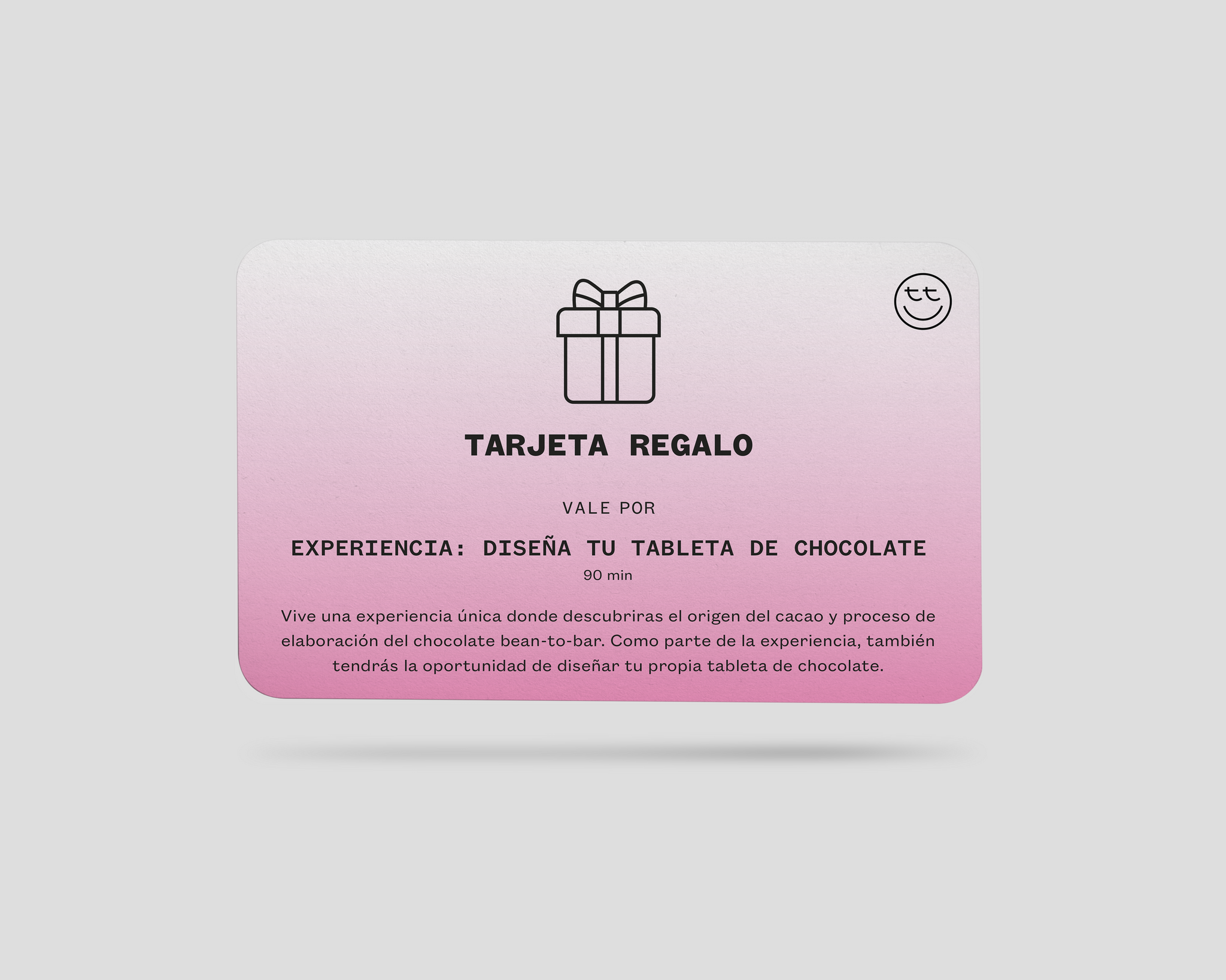 Experiencia: Diseña Tu Propia Tableta de Chocolate En Español TARJETA REGALO